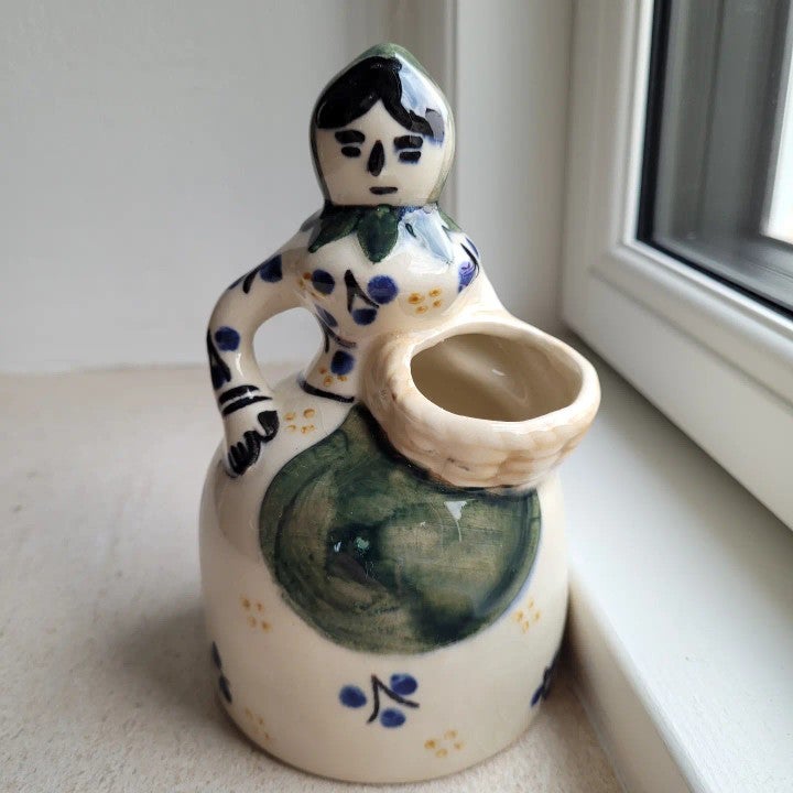 Keramik, Vase Skulptur, Pottedame