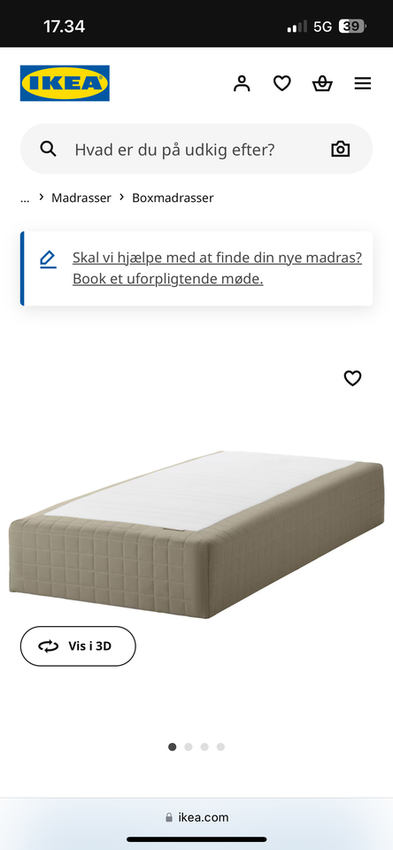 Boxmadras, Ikea , b: 120 l: 200 h: 0