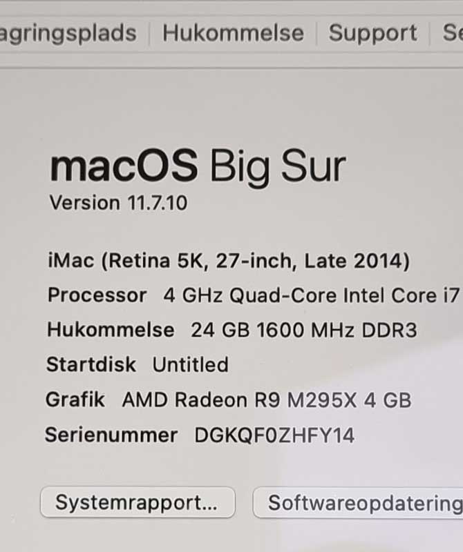 iMac 27" iMac 2014 i7