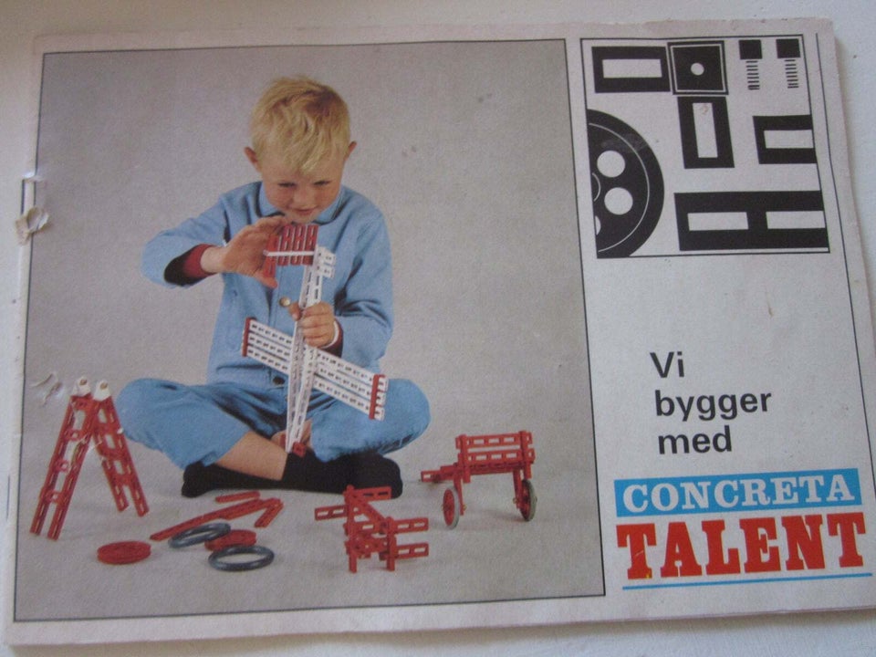 Legetøj 2 kasser CONCRETA TALENT