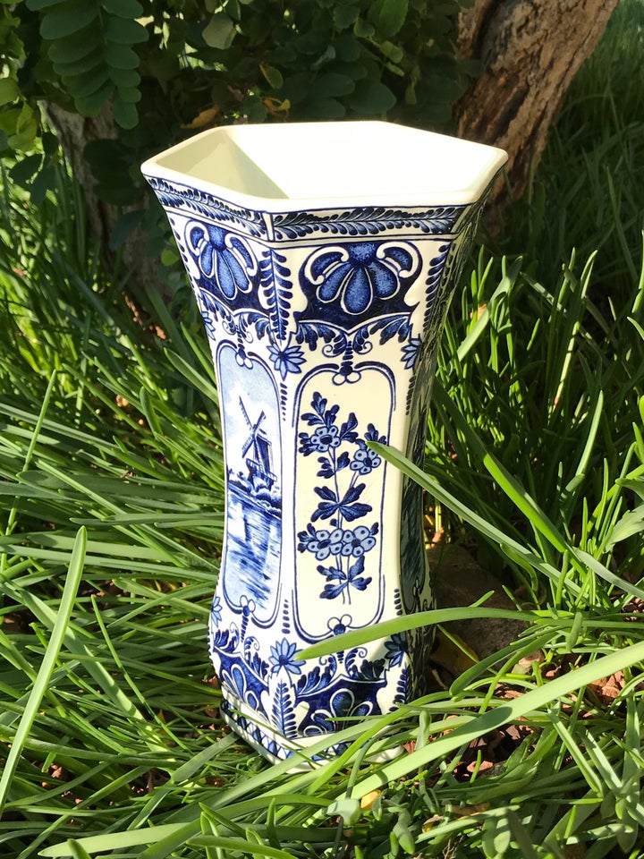 Vase, Fajancevase / keramikvase ,