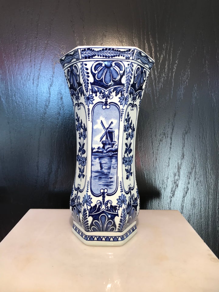 Vase, Fajancevase / keramikvase ,