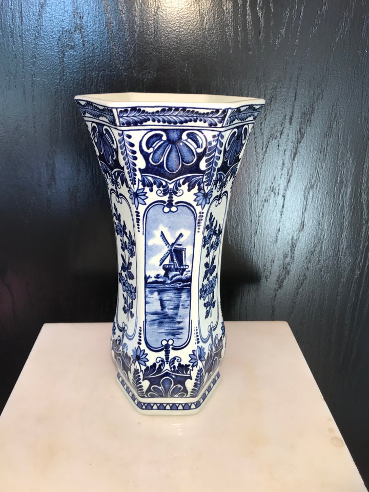 Vase, Fajancevase / keramikvase ,