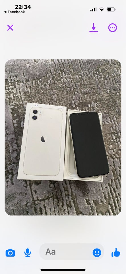 iPhone 11, 64 GB, hvid