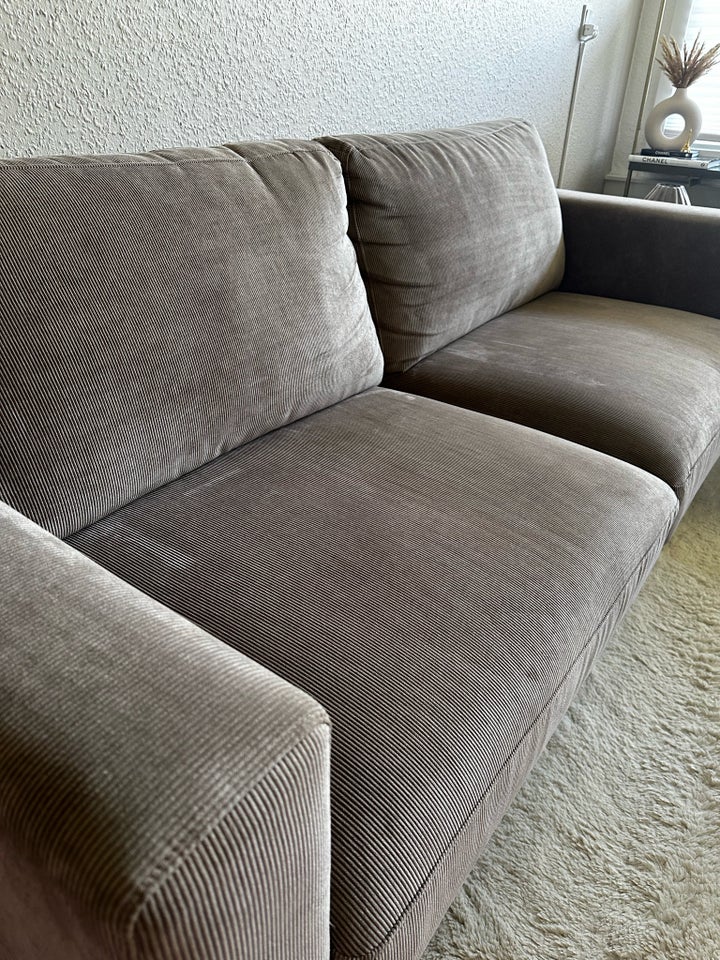 Sofa fløjl 3 pers