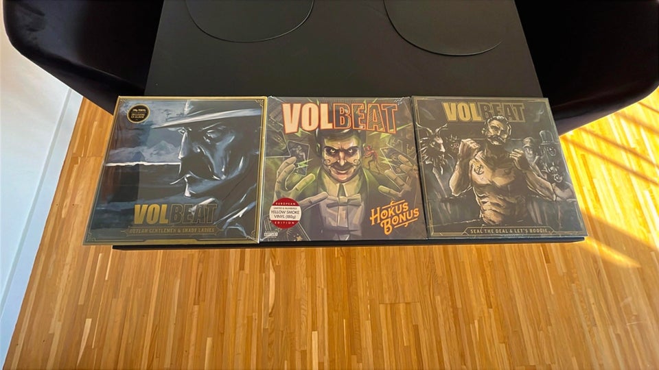 LP, Volbeat, 3 Volbeat vinylplader