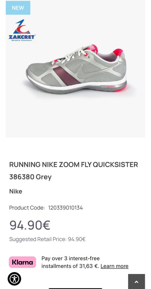 Sneakers, str. 39, Nike Zoom Quick