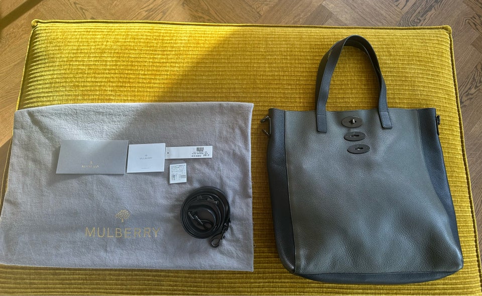 Shopper, Mulberry, læder