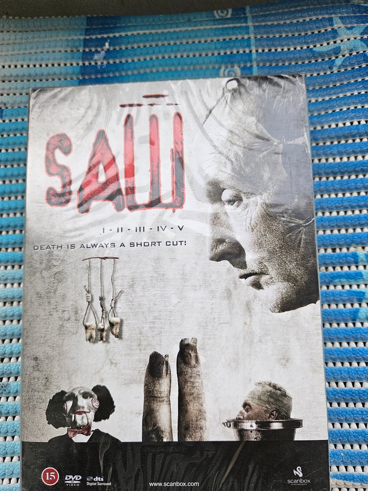 Saw boks, DVD, gyser