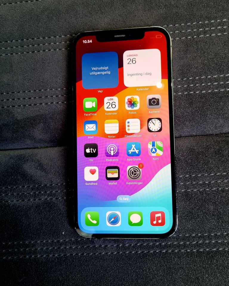 iPhone 12 Pro, 128 GB, grå