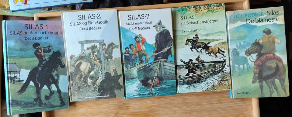 6 x Silas bøger, Cecil Bødker