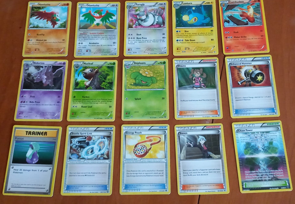 Samlekort, Pokemon kort uncommon