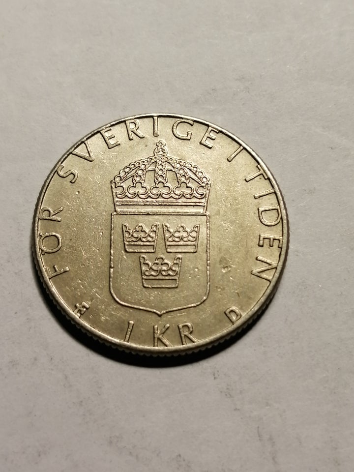 Skandinavien, mønter, 1 krone