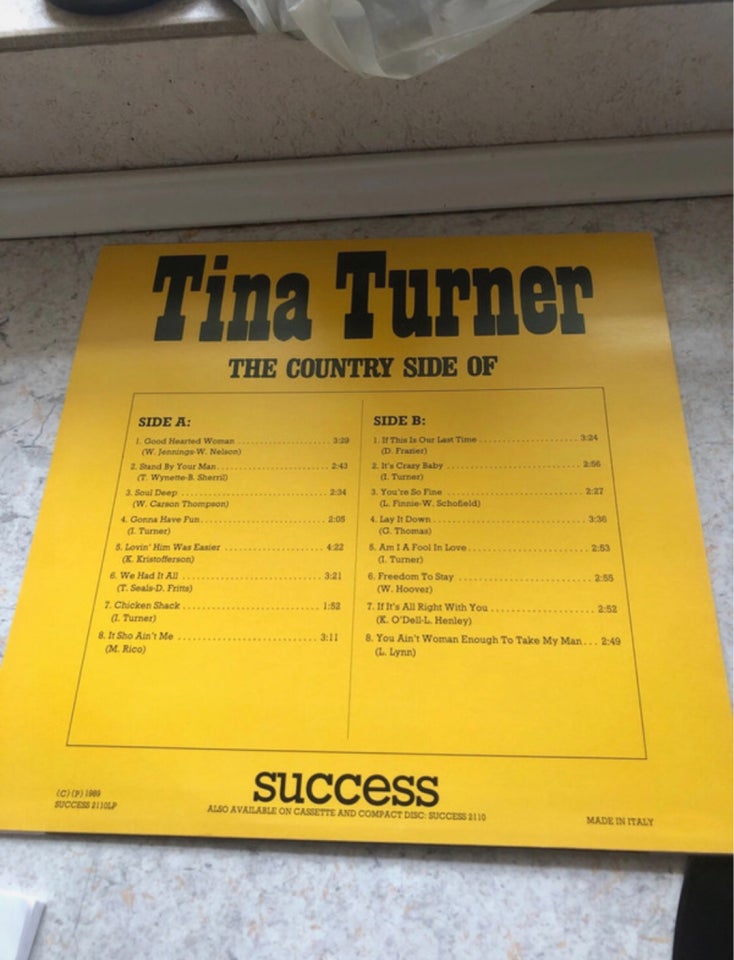 LP, Tina Turner, The country side of