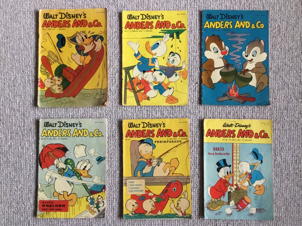 Anders And 1955-1963, Disney,