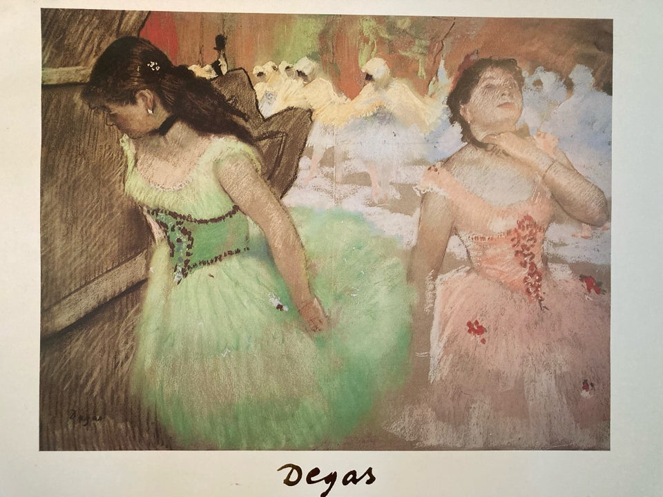 Plakat Degas motiv: Ballerinaer