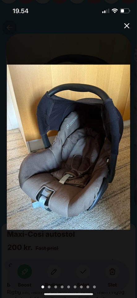 Autostol, op til 13 kg , Maxi Cosi