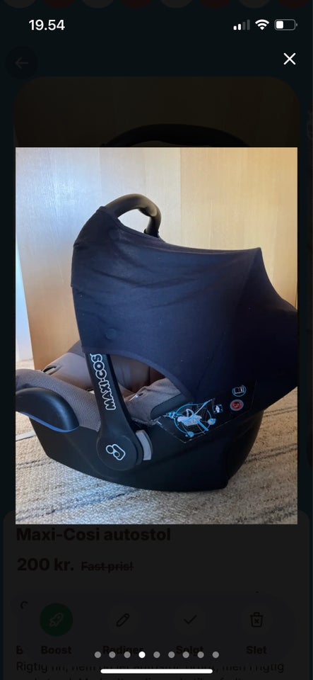 Autostol, op til 13 kg , Maxi Cosi