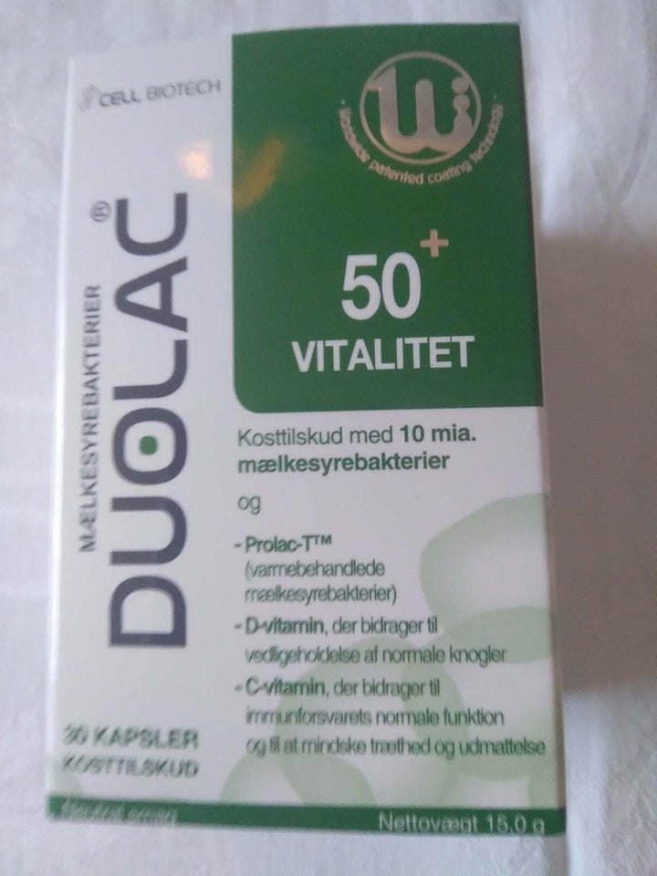 Kosttilskud, DUALAC 50+ Vitalitet