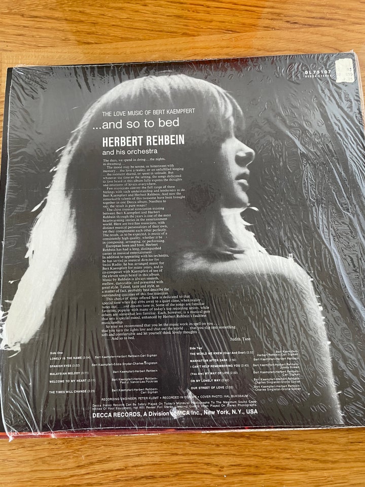 LP Herbert Rehbein ( 1 Press) 