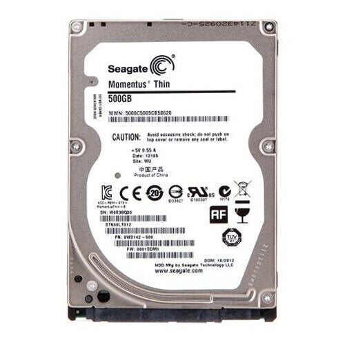 Seagate Momentus Thin HDD 500 GB