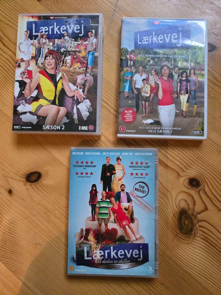 Lærkevej, DVD, TV-serier