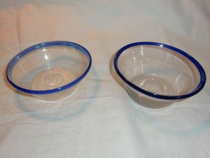 Glas skål Bergdala glasbruk