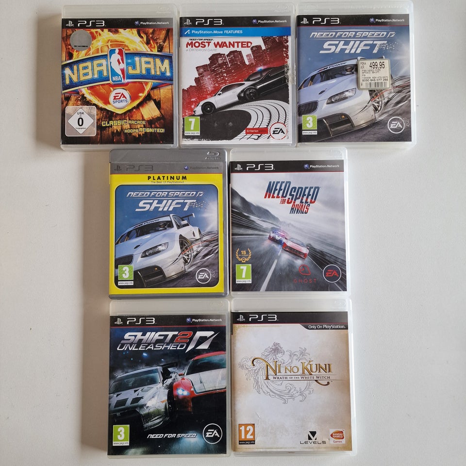 Blandet Lot N-Å PS3 anden genre