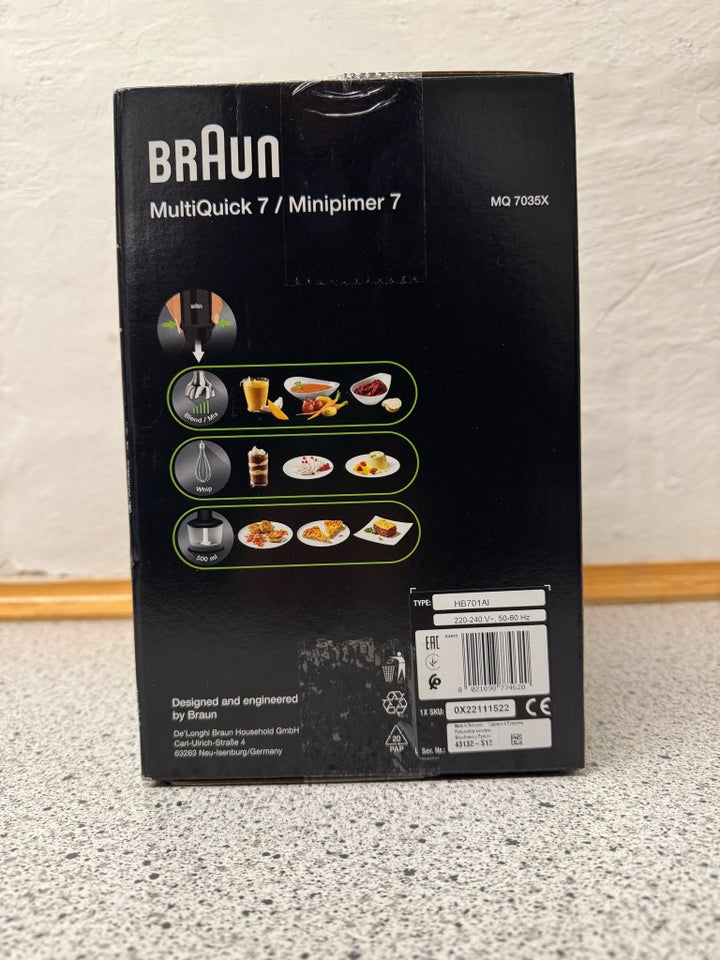 Braun multiquick 7, Braun