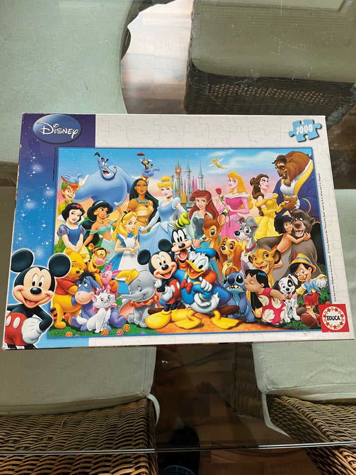 Disney, 1000 brikker, puslespil