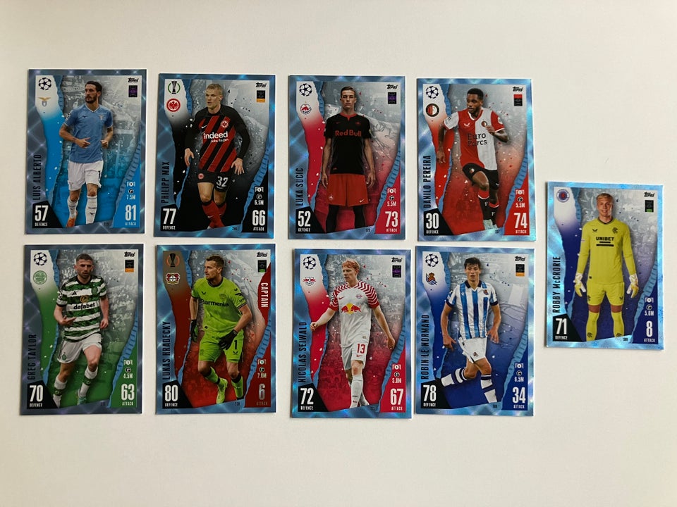 Samlekort, Topps match attax uefa