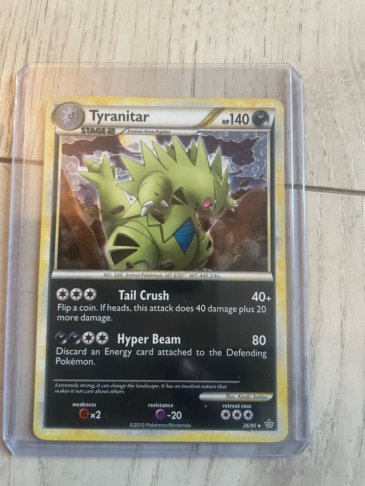 Samlekort, Pokemonkort tyranitar