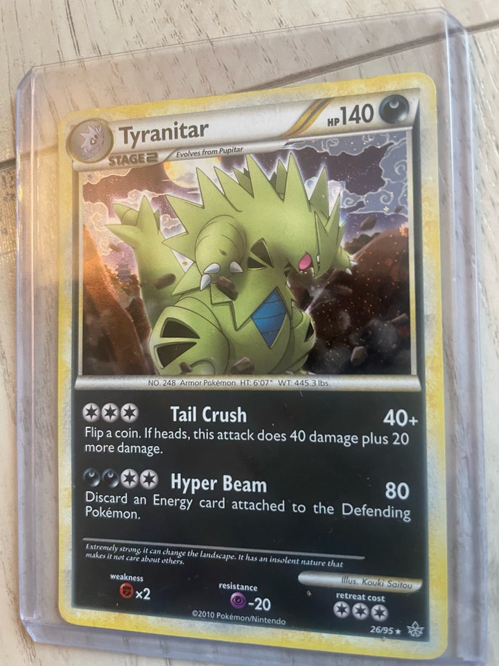 Samlekort, Pokemonkort tyranitar