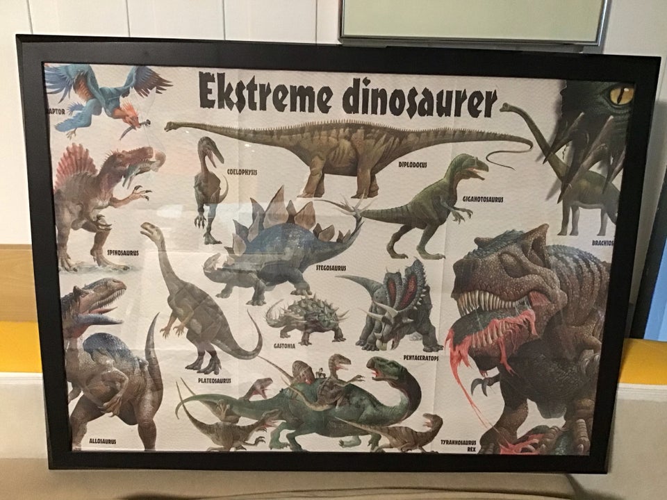 Plakat motiv: Dinosaurer b: 75 h: