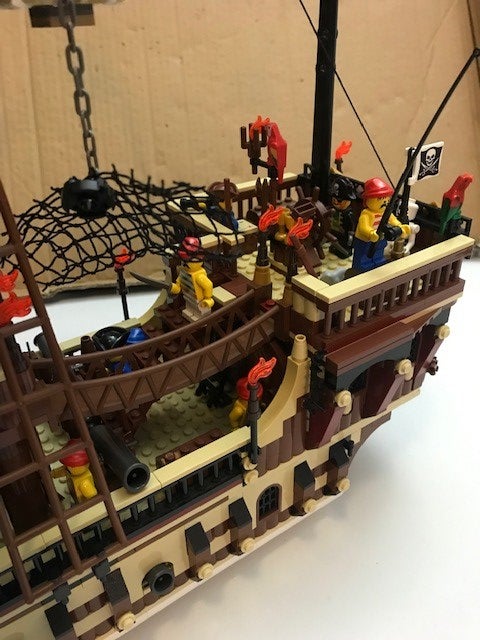 Lego Pirates hjemmelavet skib