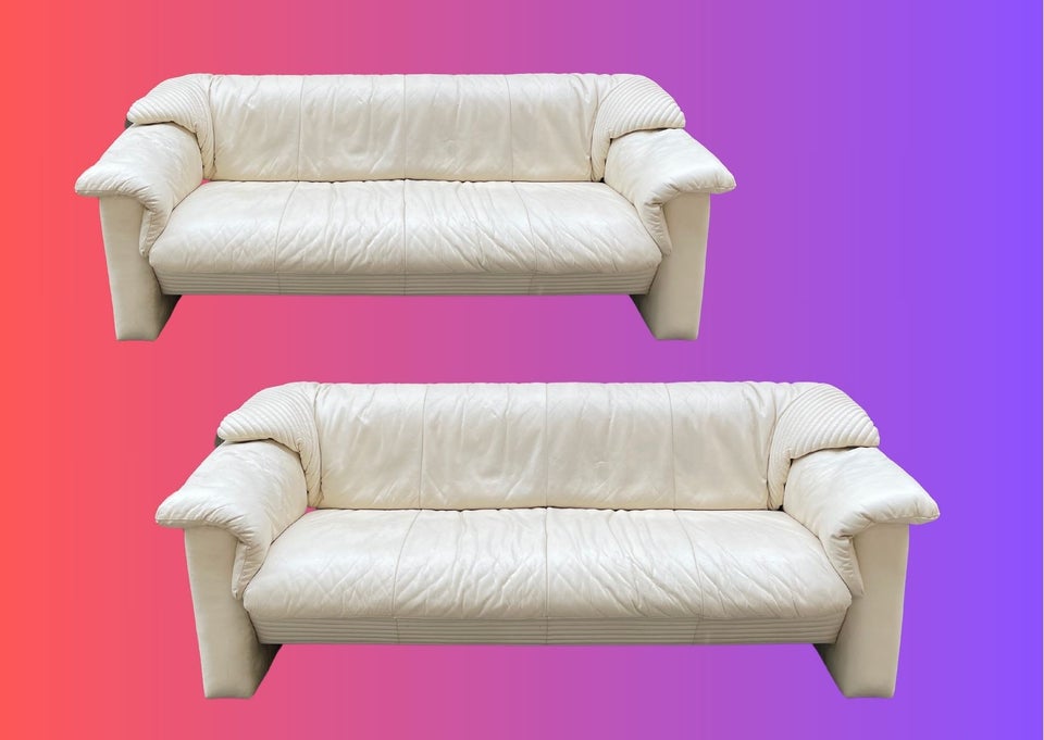 Sofa læder 2 pers