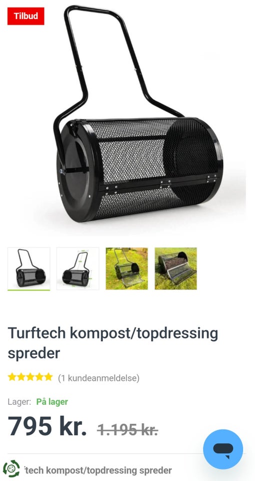 Havetromle, Turftech