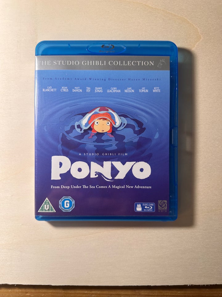 Ponyo, Blu-ray, tegnefilm