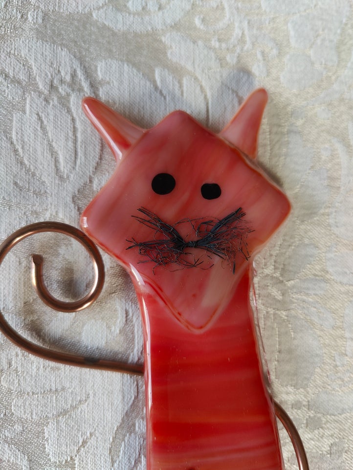 Glas kunst, motiv: kat