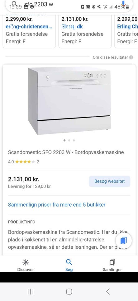 Andet mærke SFO 2203 W,