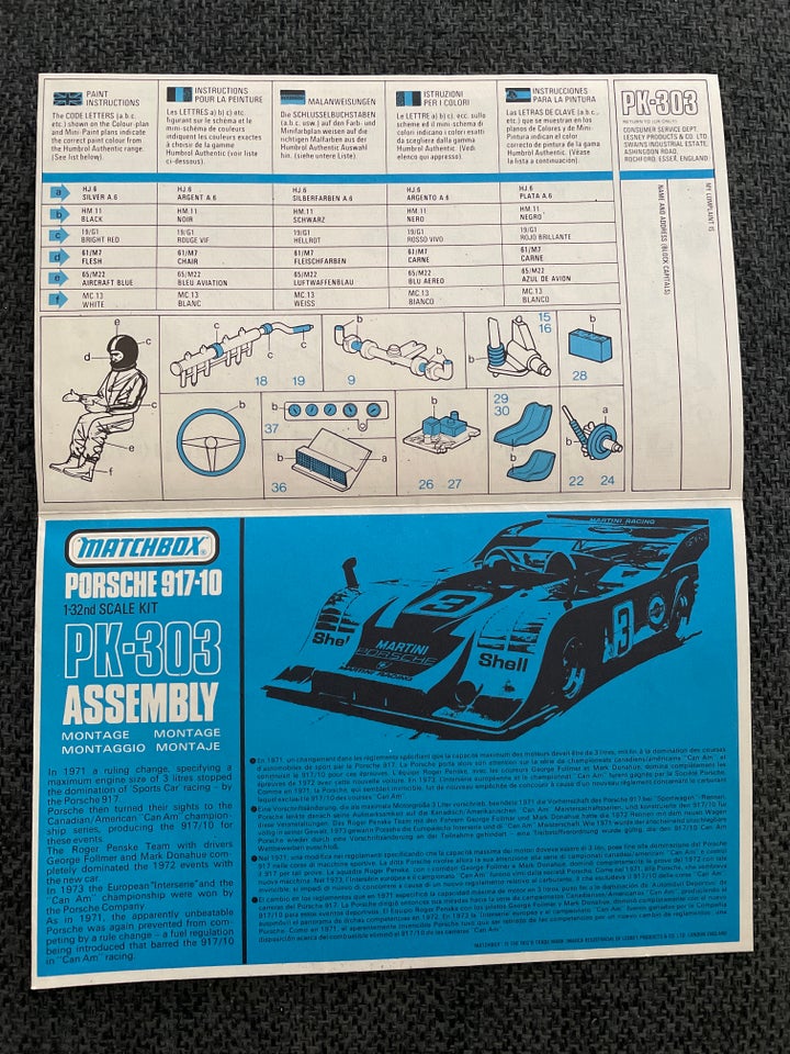 Modelbil, Porsche 917-10