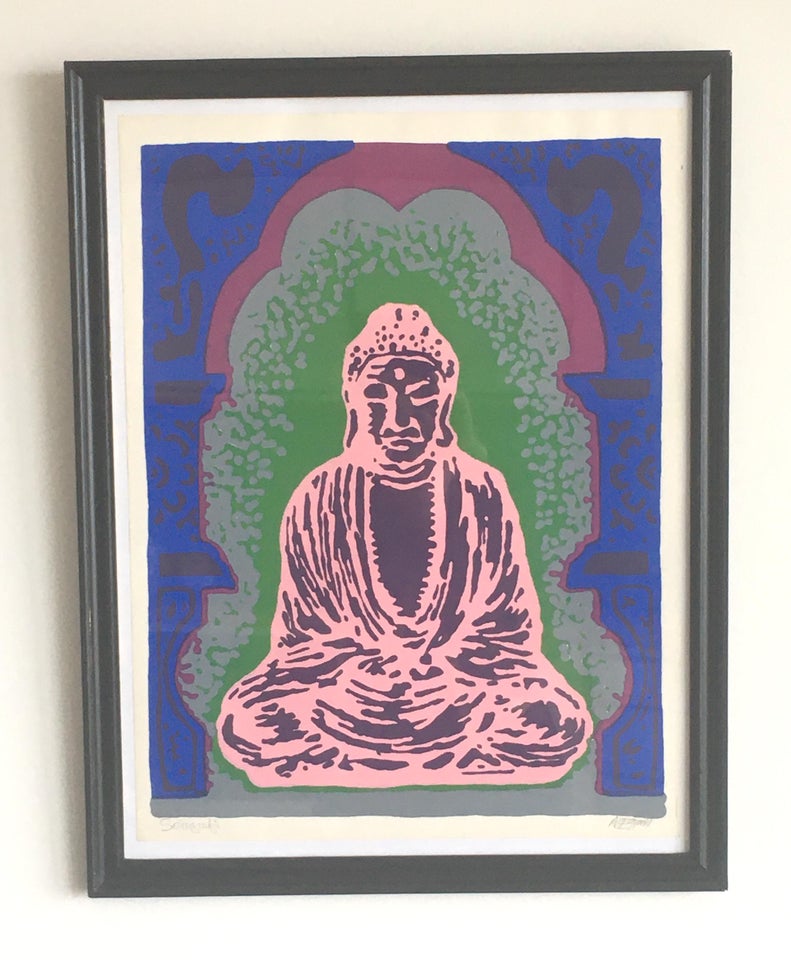 Serigrafi A Egan motiv: Budda