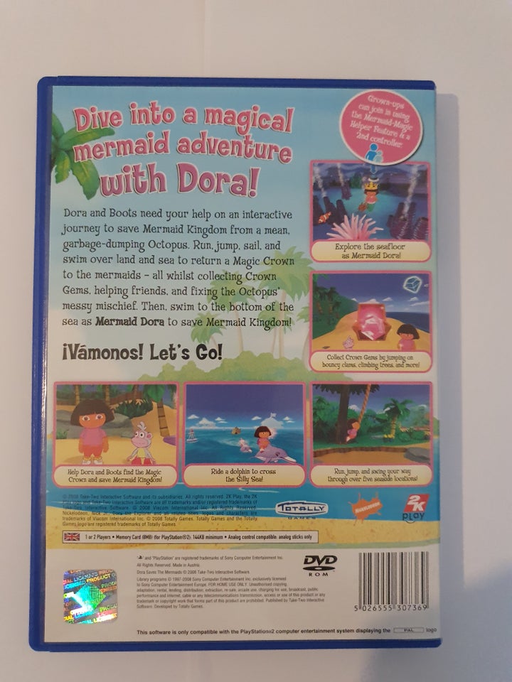 Dora Saves The Mermaids PS2