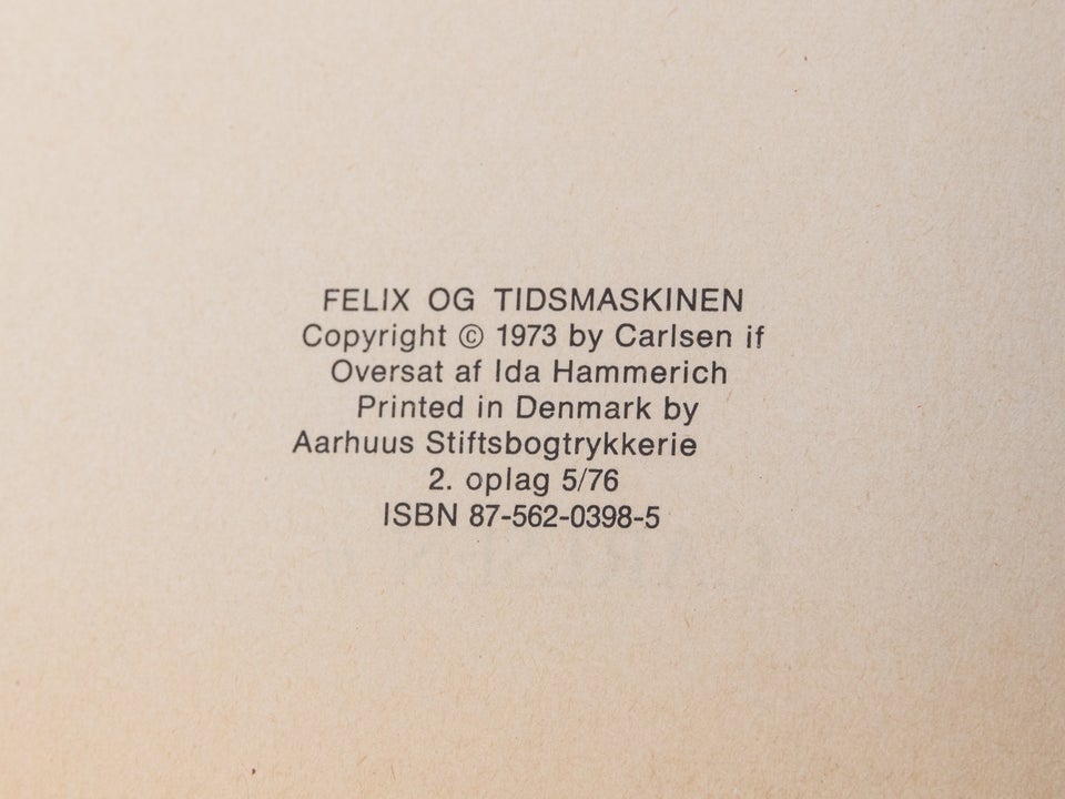 Felix og tidsmaskinen, nr. 1,