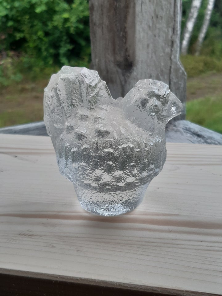 Glas Figur: Høne/klart