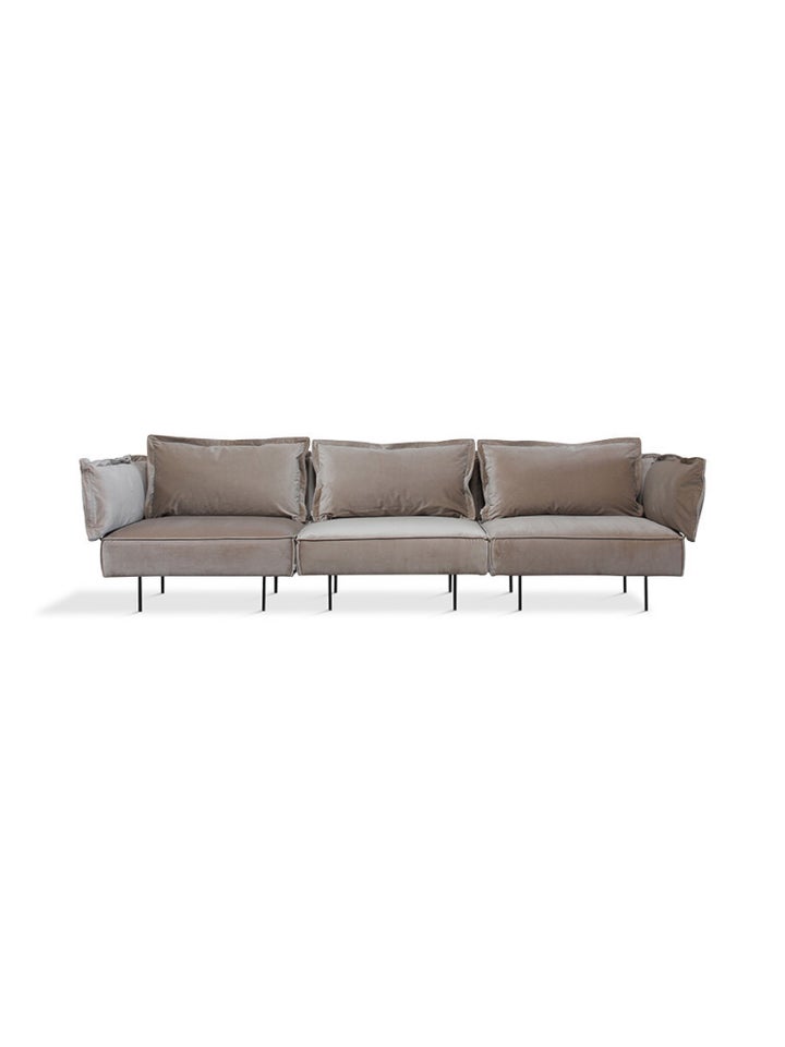 Sofa velour 3 pers