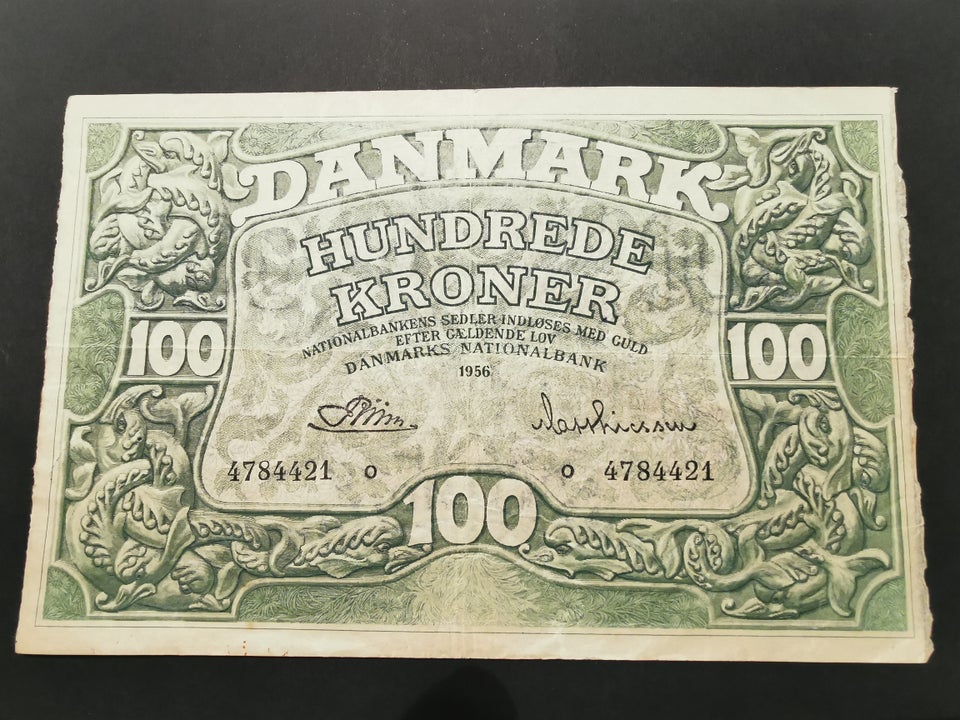 Danmark, sedler, 100 kr