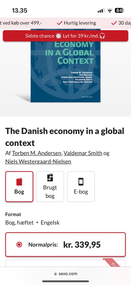 The Danish Economy in a Global