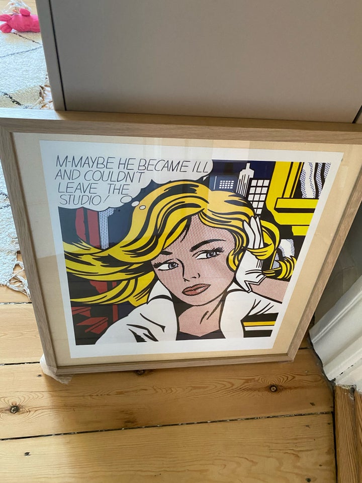 Plakat Roy Lichtenstein motiv: