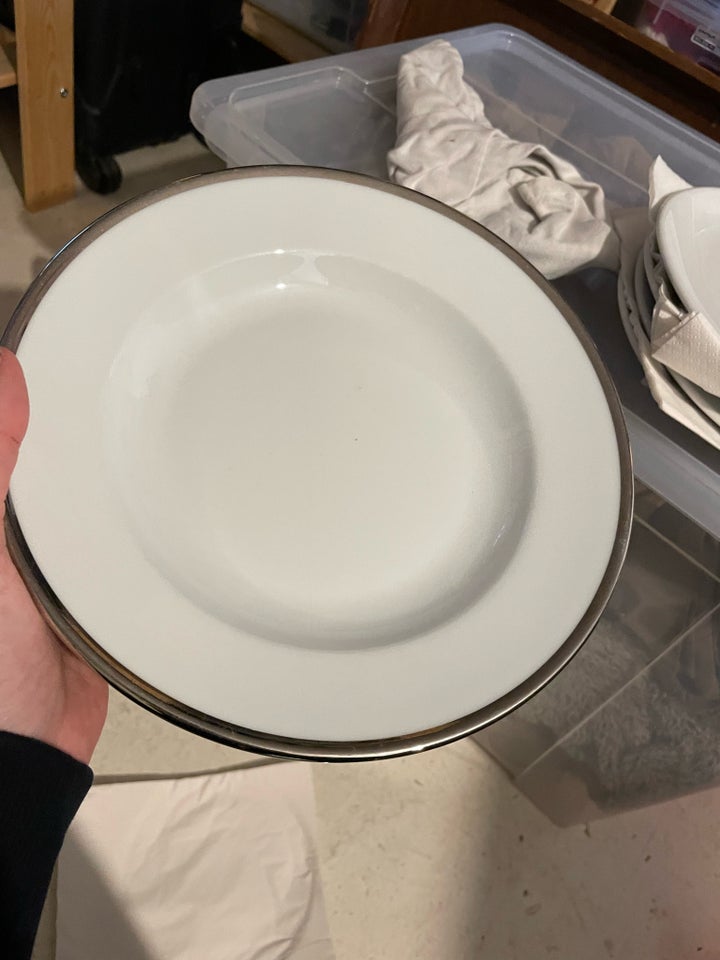 Porcelæn Dyb tallerken